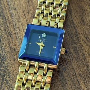 Anne Klein II Blue Diamond Watch